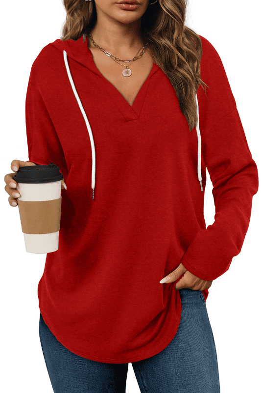 Ronuti Womens Fashion Tops Fall Hoodies Pullover Oversized Sweatshirts Long SLeeve Shirts Loose Fit