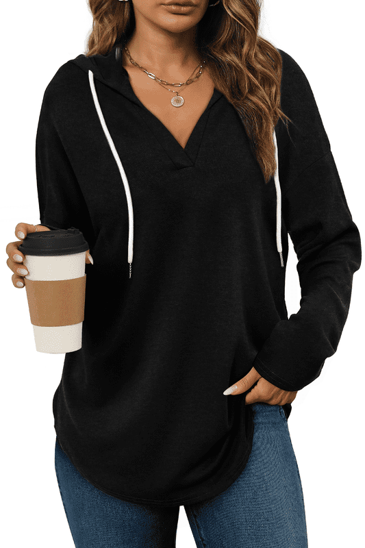 Ronuti Womens Fashion Tops Fall Hoodies Pullover Oversized Sweatshirts Long SLeeve Shirts Loose Fit